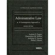 Administrative Law: A Contemporary Approach by Popper, Andrew F., 9780314255570
