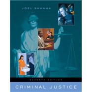 Criminal Justice (with InfoTrac) by Samaha, Joel, 9780534645571