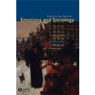 Emotions and Sociology by Barbalet, Jack, 9781405105576