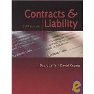 Contracts And Liability by Jaffe, David; Crump, David, 9780867185584