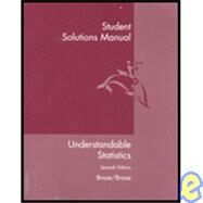 Student Solutions Manual for Brase/Brases Understandable Statistics, 7th by Brase, Charles Henry; Brase, Corrinne Pellillo, 9780618205585