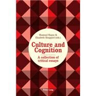 Culture and Cognition by Haque, Shamsul; Sheppard, Elizabeth, 9783034315586