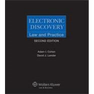 Electronic Discovery by Cohen, Adam I.; Lender, David J., 9781454815600
