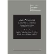 Civil Procedure by Friedenthal, Jack H.; Miller, Arthur R.; Sexton, John E.; Hershkoff, Helen, 9781634605601