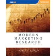 Modern Marketing Research : Concepts, Methods, and Cases by Feinberg, Fred M.; Kinnear, Thomas; Taylor, James R., 9781426625602