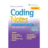 Coding Notes: Pocket Coach for Medical Coding by Andress, Alice Anne, 9780803645608