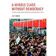 A Middle Class Without Democracy Economic Growth and the Prospects for Democratization in China by Chen, Jie, 9780199385614