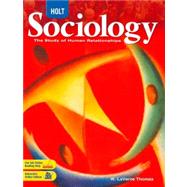 Sociology, The Study of Human Relationships by THOMAS, 9780030935619