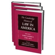 The Cambridge History of Law in America by Grossberg, Michael; Tomlins, Christopher, 9781107665620