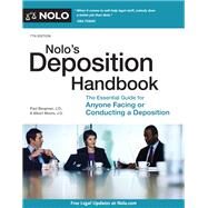 Nolo's Deposition Handbook by Bergman, Paul; Moore, Albert, 9781413325621