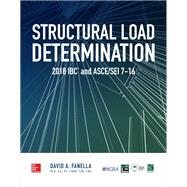 Structural Load Determination: 2018 and 2021 IBC and ASCE/SEI 7-16 by Fanella, David, 9781260135626