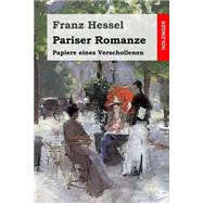 Pariser Romanze by Hessel, Franz, 9781508645627