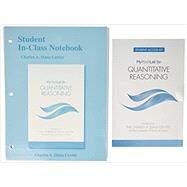 Student In-Class Notebook plus MyLab Math for Quantitative Reasoning -- Access Card Package by Dana Center, 9780134445632