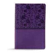 KJV Large Print Personal Size Reference Bible, Purple Leathertouch Indexed by Unknown, 9781535935647