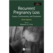 Recurrent Pregnancy Loss by Carp, Howard, 9781138325654