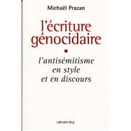 L'criture gnocidaire by Michal Prazan, 9782702135655
