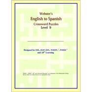 Webster's English to Spanish Crossword Puzzles by ICON Reference, 9780497255657