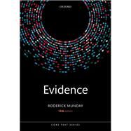 Evidence by Munday, Roderick, 9780192895660
