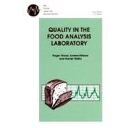 Quality in the Food Analysis Laboratory by Wood, Roger; Nilsson, Anders; Wallin, Harriet; Royal Society of Chemistry (Great Britain) Information Services, 9780854045662