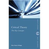 Critical Theory: The Key Concepts by Felluga; Dino Franco, 9780415695664