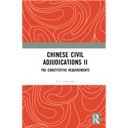 Chinese Civil Adjudications II by Cui Jianyuan, 9781032725680