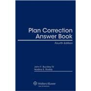 Plan Correction Answer Book by Buckley, John F., IV; Roddy, Nadine E., 9781454825685
