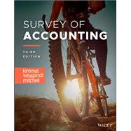 Survey of Accounting by Kimmel, Paul D.; Weygandt, Jerry J.; Mitchell, Jill E., 9781119895688
