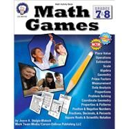 Math Games, Grades 7 - 8 by Stulgis-Blalock, Joyce A.; Dieterich, Mary; Anderson, Sarah M.; Brown, Margaret (CON), 9781580375689