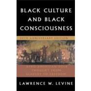 Black Culture and Black Consciousness Afro-American Folk Thought from Slavery to Freedom by Levine, Lawrence W., 9780195305692