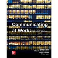 Loose Leaf Inclusive Access for Communicating at Work, 12th edition by Adler, Ronald; Elmhorst , Jeanne Marquardt, 9781264115693