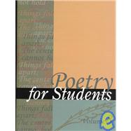 Poetry for Students by Ruby, Mary K.; Milne, Ira Mark, 9780787635695