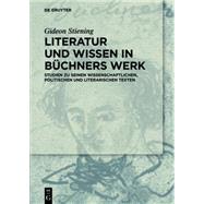 Literatur Und Wissen Im Werk Georg Bchners by Stiening, Gideon, 9783050055695
