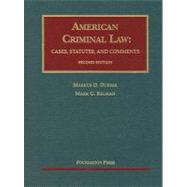 American Criminal Law by Dubber, Markus D.; Kelman, Mark G., 9781599415697