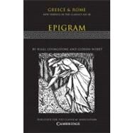 Epigram by Niall Livingstone , Gideon Nisbet, 9780521145701