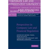 Perspectives in Company Law and Financial Regulation by Edited by Michel Tison , Hans De Wulf , Christoph Van der Elst , Reinhard Steennot, 9780521515702