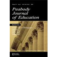 A Nation at Risk: A 20-year Reappraisal. A Special Issue of the peabody Journal of Education by Wong; Kenneth K., 9780805895711