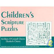 Children's Scripture Puzzles by Chesto, Kathleen O'Connell; Chesto, Elizabeth, 9781556125713