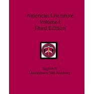 American Literature Volume 1 by Tarkington & Moxley, 9781733795715