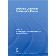 Innovative Community Responses to Disaster by Hales; Brent D., 9781138085718