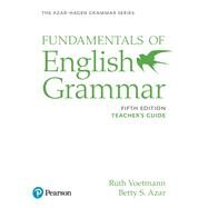 Fundamentals of English Grammar Teacher's Guide by Azar, Betty S; Hagen, Stacy A., 9780135635742