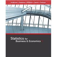 Statistics for Business & Economics Loose-Leaf Version by Anderson, David R., 9781305585744