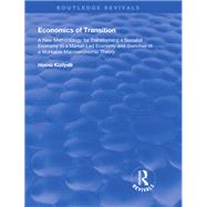 Economics of Transition by Kizilylli, Hsn, 9781138335745