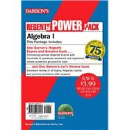 Barron's Regents Power Pack Algebra 1 by Rubinstein, Gary M., 9781438075747