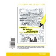 Statistics for Business and Economics, Student Value Edition by Newbold, Paul; Carlson, William; Thorne, Betty, 9780132745758