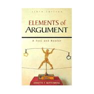 Elements of Argument : A Text and Reader by Rottenberg, Annette T., 9780312195762