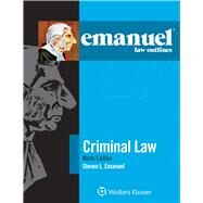 Emanuel Law Outlines for Criminal Law by Emanuel, Steven L., 9781543805765