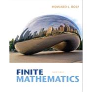 Finite Mathematics by Rolf, Howard L., 9781133945772