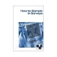 How to Sample in Surveys by Arlene Fink, 9780761925774