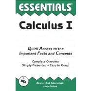 Calculus I by Research and Education Association; Fogiel, M., 9780878915774