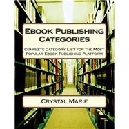 Ebook Publishing Categories by Marie, Crystal, 9781502355775